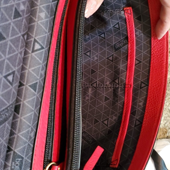 NWT Botkier red leather satchel w/dustbag - Picture 8 of 12